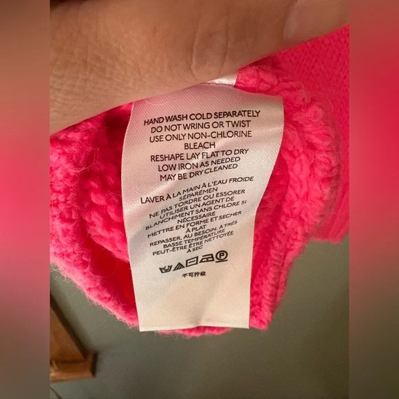 Anthropologie Cozy Pink Cable Knit Sweater NWT - Picture 5 of 6